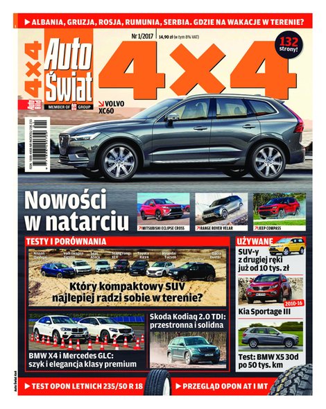 e-prasa: Auto Świat 4x4 – e-wydanie – 1/2017