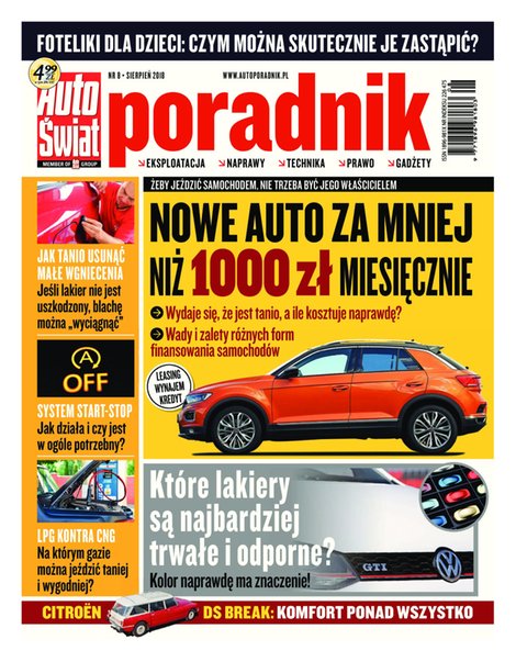 e-prasa: Auto Świat Poradnik - numery archiwalne – e-wydanie – 8/2018