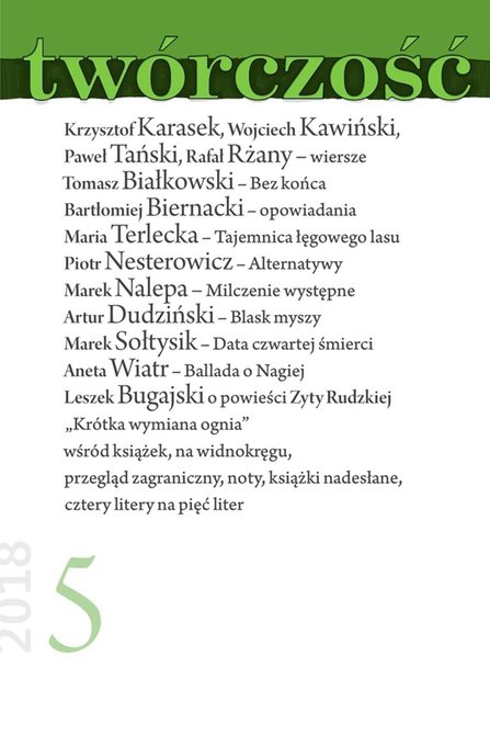 e-prasa: Twórczość – e-wydanie – 5/2018