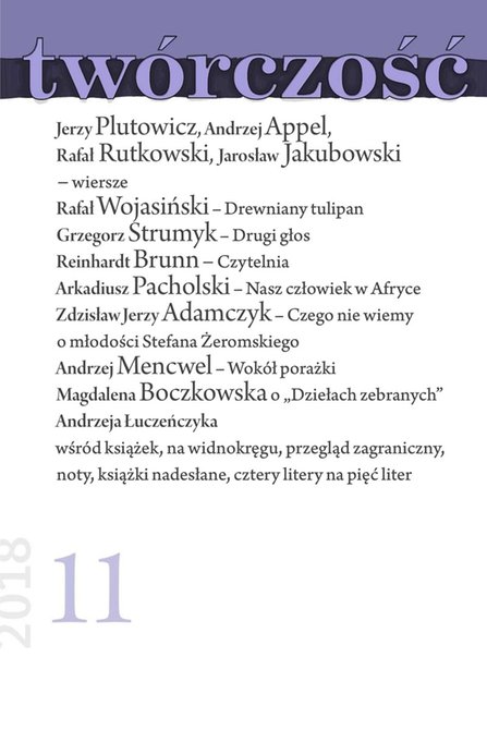 e-prasa: Twórczość – e-wydanie – 11/2018