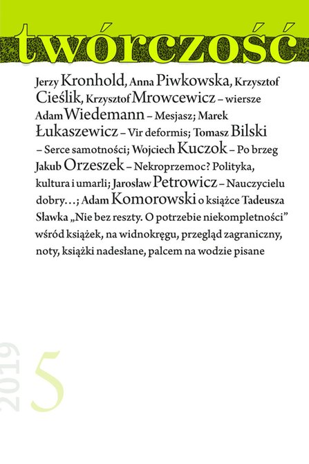 e-prasa: Twórczość – e-wydanie – 5/2019
