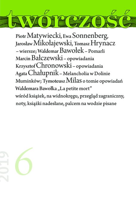 e-prasa: Twórczość – e-wydanie – 6/2019
