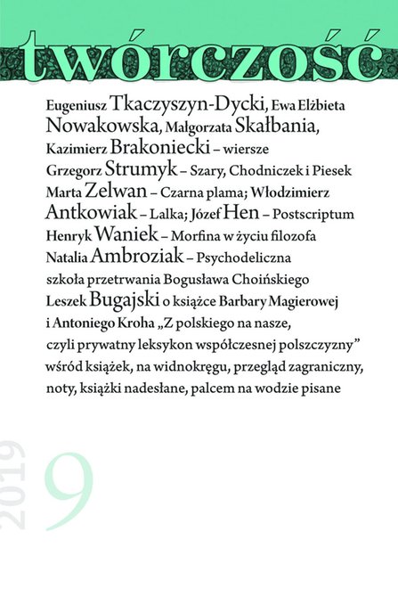 e-prasa: Twórczość – e-wydanie – 9/2019