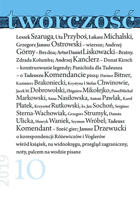 e-prasa: Twórczość – e-wydanie – 10/2019