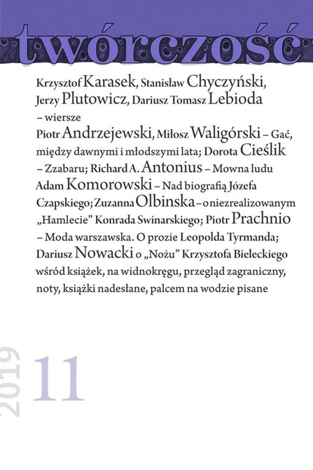 e-prasa: Twórczość – e-wydanie – 11/2019