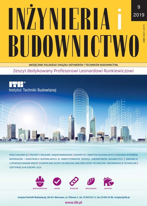 e-prasa: Inżynieria i Budownictwo – e-wydanie – 9/2019