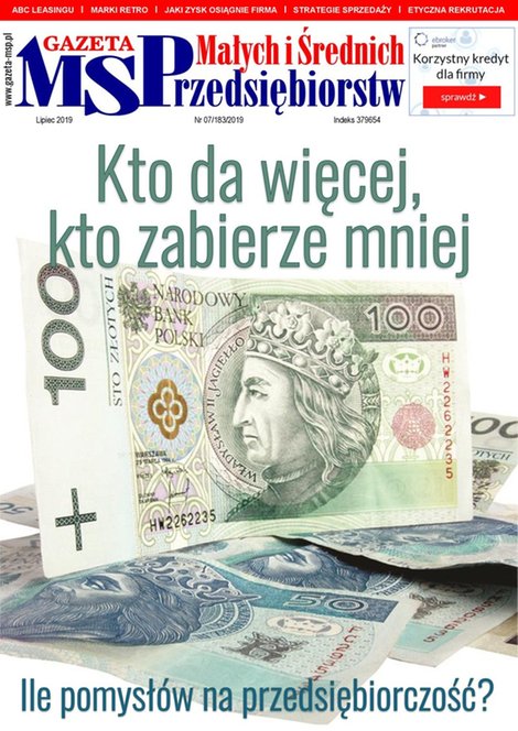 e-prasa: Gazeta Małych i Średnich Przedsiębiorstw – e-wydanie – 7/2019