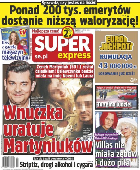 e-prasa: Super Express – e-wydanie – 39/2019