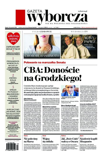 e-prasa: Gazeta Wyborcza - Częstochowa – e-wydanie – 7/2020