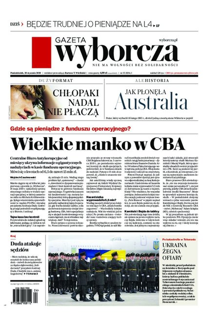 e-prasa: Gazeta Wyborcza - Zielona Góra – e-wydanie – 15/2020