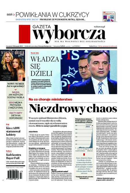 e-prasa: Gazeta Wyborcza - Łódź – e-wydanie – 271/2020