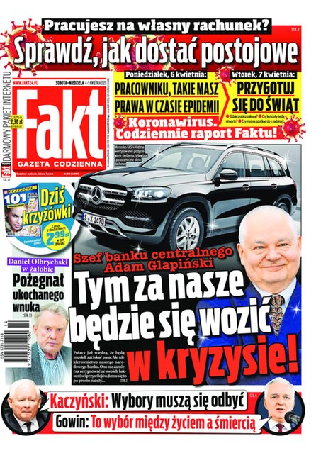 e-prasa: Fakt – e-wydanie – 80/2020