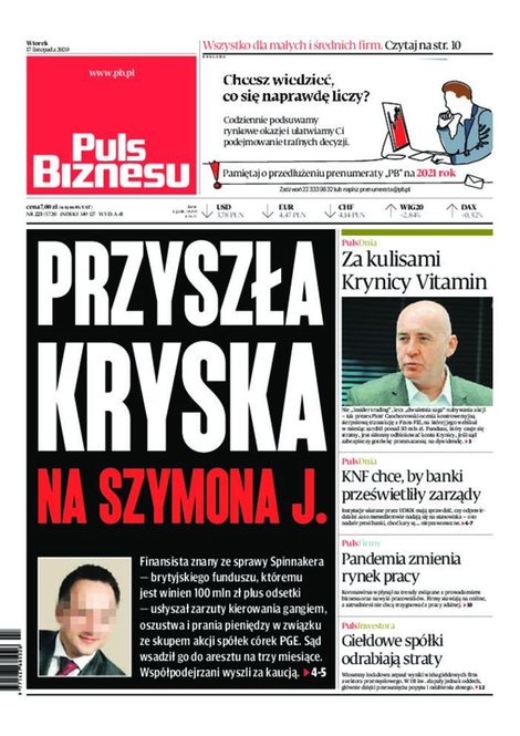 e-prasa: Puls Biznesu – e-wydanie – 223/2020
