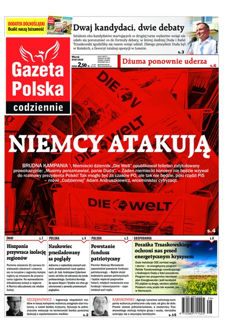 e-prasa: Gazeta Polska Codziennie – e-wydanie – 157/2020
