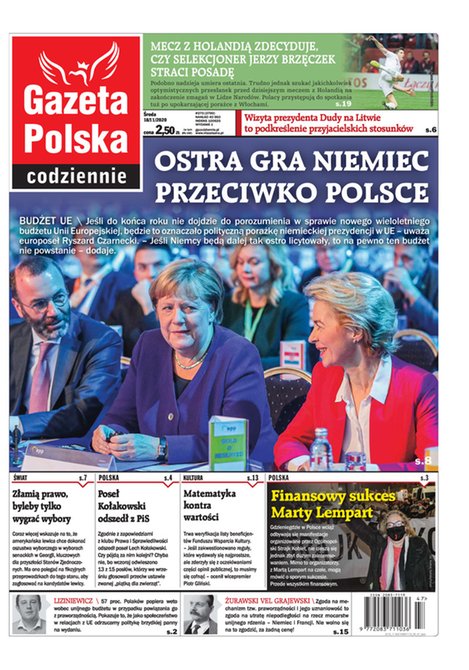 e-prasa: Gazeta Polska Codziennie – e-wydanie – 270/2020