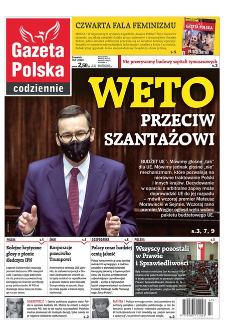 e-prasa: Gazeta Polska Codziennie – e-wydanie – 271/2020