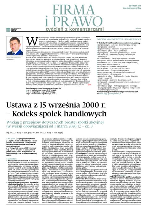 e-prasa: Dziennik Gazeta Prawna – e-wydanie – 13/2020