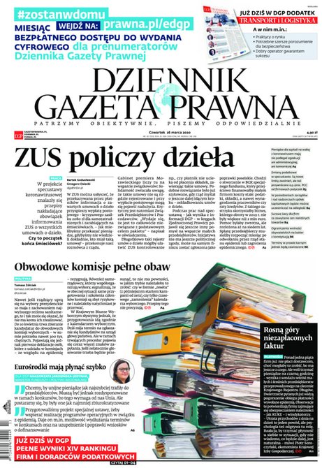 e-prasa: Dziennik Gazeta Prawna – e-wydanie – 60/2020