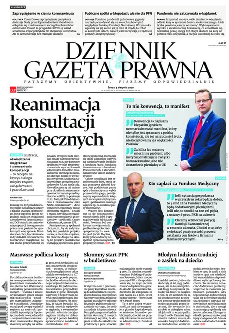 e-prasa: Dziennik Gazeta Prawna – e-wydanie – 151/2020