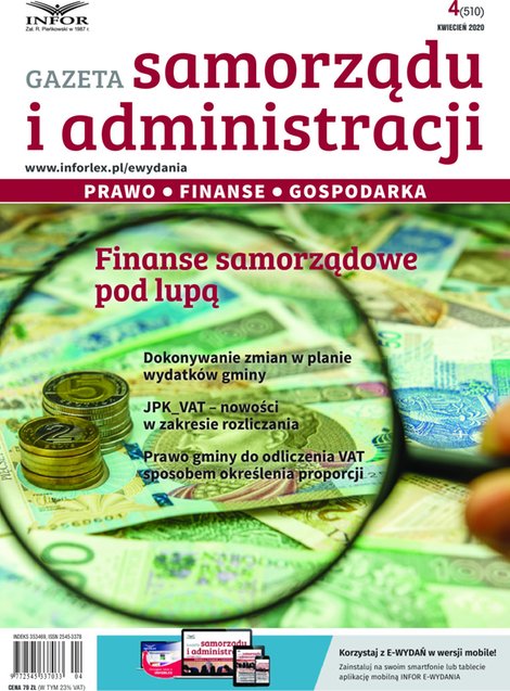 e-prasa: Gazeta Samorządu i Administracji – e-wydanie – 4/2020