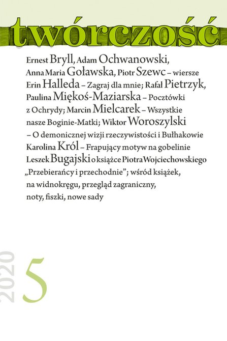 e-prasa: Twórczość – e-wydanie – 5/2020