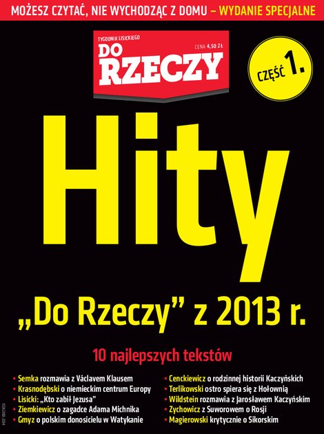 e-prasa: Tygodnik Do Rzeczy. Wydanie specjalne – eprasa – Hity Do rzeczy, część 1