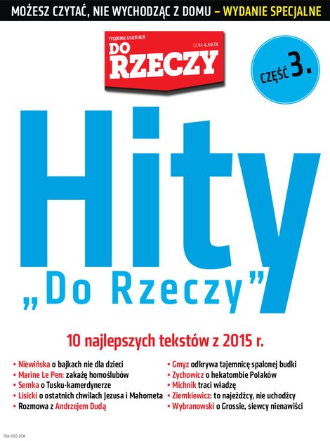 e-prasa: Tygodnik Do Rzeczy. Wydanie specjalne – eprasa – Hity Do rzeczy, część 3
