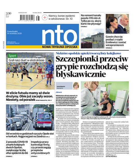e-prasa: Nowa Trybuna Opolska – e-wydanie – 215/2020