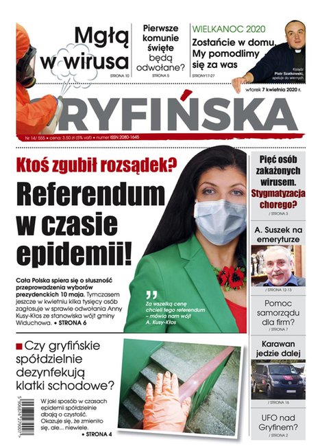 e-prasa: Gazeta Gryfińska – e-wydawnia – 14/2020