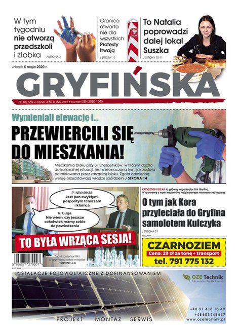 e-prasa: Gazeta Gryfińska – e-wydawnia – 18/2020