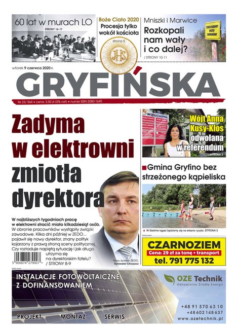 e-prasa: Gazeta Gryfińska – e-wydawnia – 23/2020