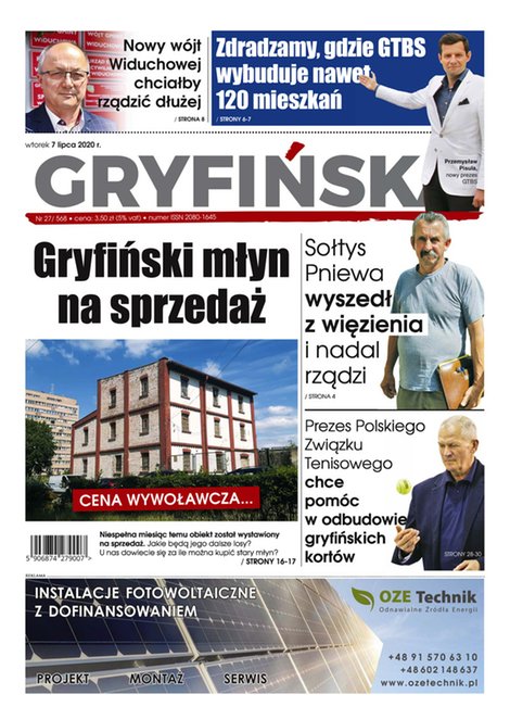 e-prasa: Gazeta Gryfińska – e-wydawnia – 27/2020