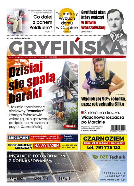 e-prasa: Gazeta Gryfińska – e-wydawnia – 32/2020
