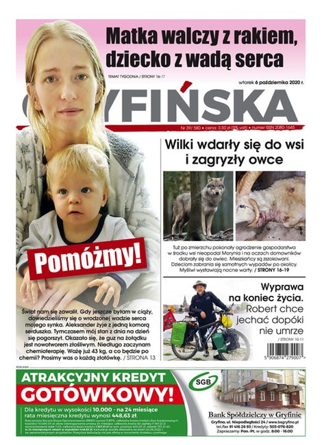 e-prasa: Gazeta Gryfińska – e-wydawnia – 39/2020