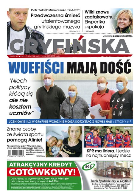 e-prasa: Gazeta Gryfińska – e-wydawnia – 40/2020