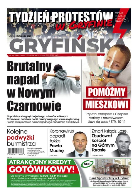 e-prasa: Gazeta Gryfińska – e-wydawnia – 43/2020