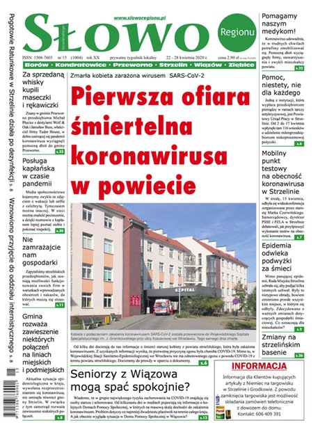 e-prasa: Słowo Regionu Strzelińskiego – e-wydawnia – 15/2020