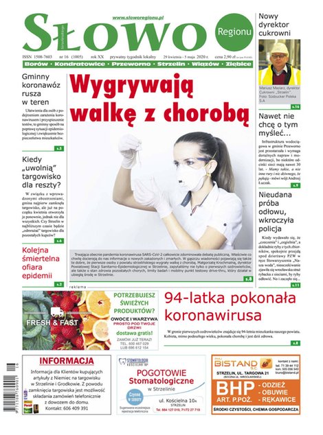 e-prasa: Słowo Regionu Strzelińskiego – e-wydawnia – 16/2020