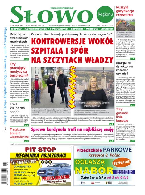 e-prasa: Słowo Regionu Strzelińskiego – e-wydawnia – 45/2020