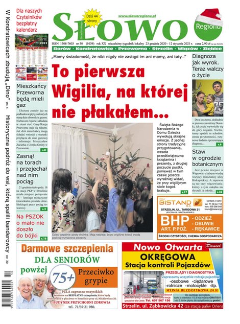 e-prasa: Słowo Regionu Strzelińskiego – e-wydawnia – 50/2020