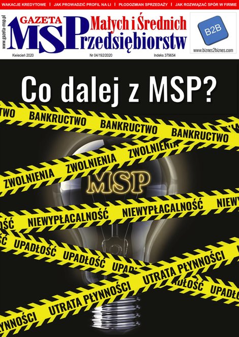 e-prasa: Gazeta Małych i Średnich Przedsiębiorstw – e-wydanie – 4/2020