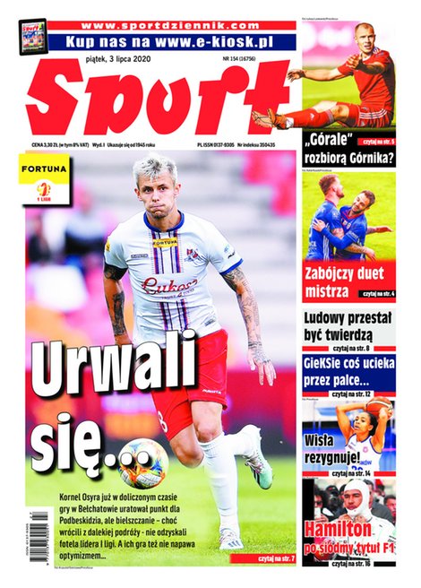 e-prasa: Sport – e-wydanie – 154/2020