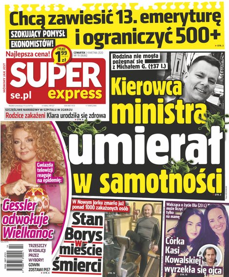 e-prasa: Super Express – e-wydanie – 78/2020