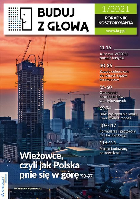 e-prasa: Buduj z Głową. Poradnik Kosztorysanta – e-wydania – 1/2021