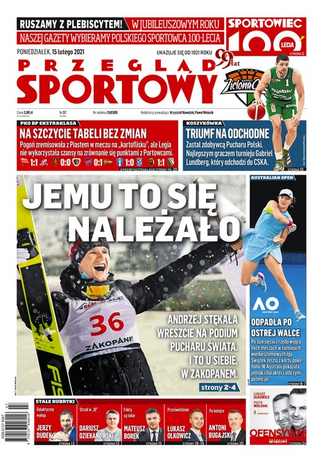 e-prasa: Przegląd Sportowy – e-wydanie – 37/2021