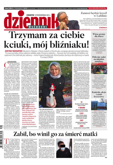 e-prasa: Dziennik Wschodni – e-wydanie – 200/2021