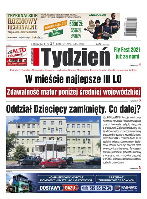 e-prasa: Tydzień Trybunalski – e-wydania – 27/2021