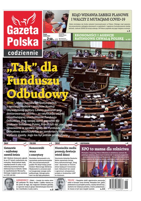 e-prasa: Gazeta Polska Codziennie – e-wydanie – 93/2021
