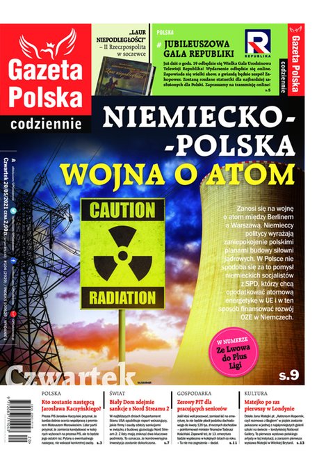 e-prasa: Gazeta Polska Codziennie – e-wydanie – 104/2021