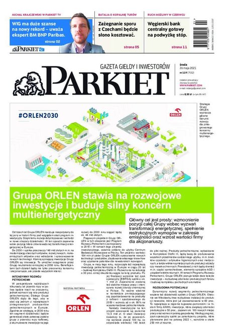 e-prasa: Parkiet – e-wydanie – 119/2021